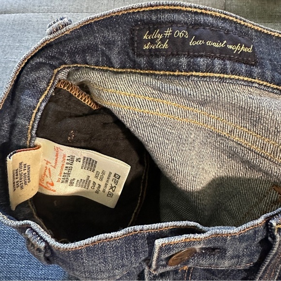 Citizens of Humanity Kelly Stretch #063 Low Waist Cropped Blue Jeans Size 28 Y2K - Picture 10 of 10